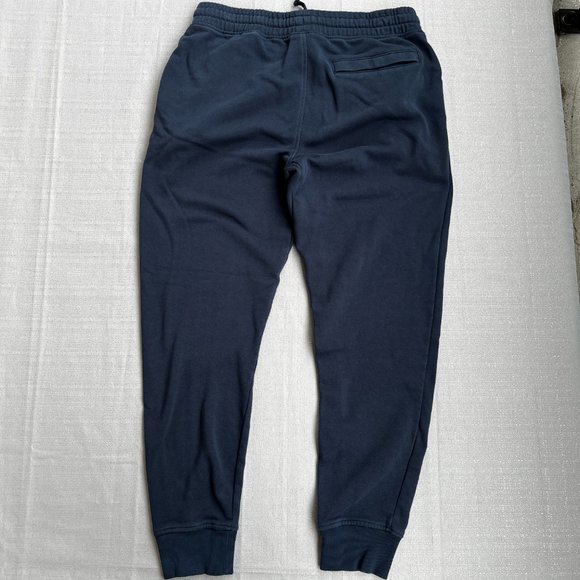 Gymshark Joggers Sweatpants Mens Size Medium Navy Pants Gym Tapered Logo - Picture 7 of 12